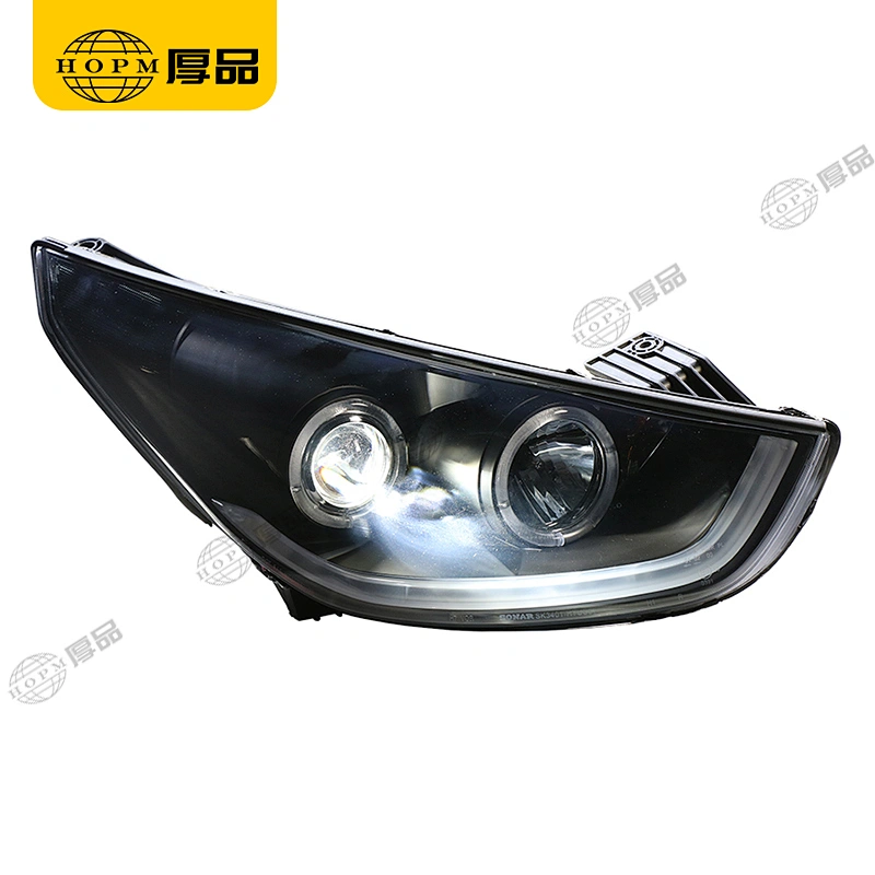 Headlight Assembly Tuning Light Modified Automotive lighting Car Double Beam Light For IX35 10-13