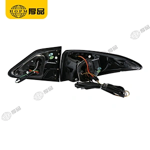 Taillight Assembly Tuning Light Modified LED Tail Light Blackened Turn Signal Horse Racing For RX350 10-15