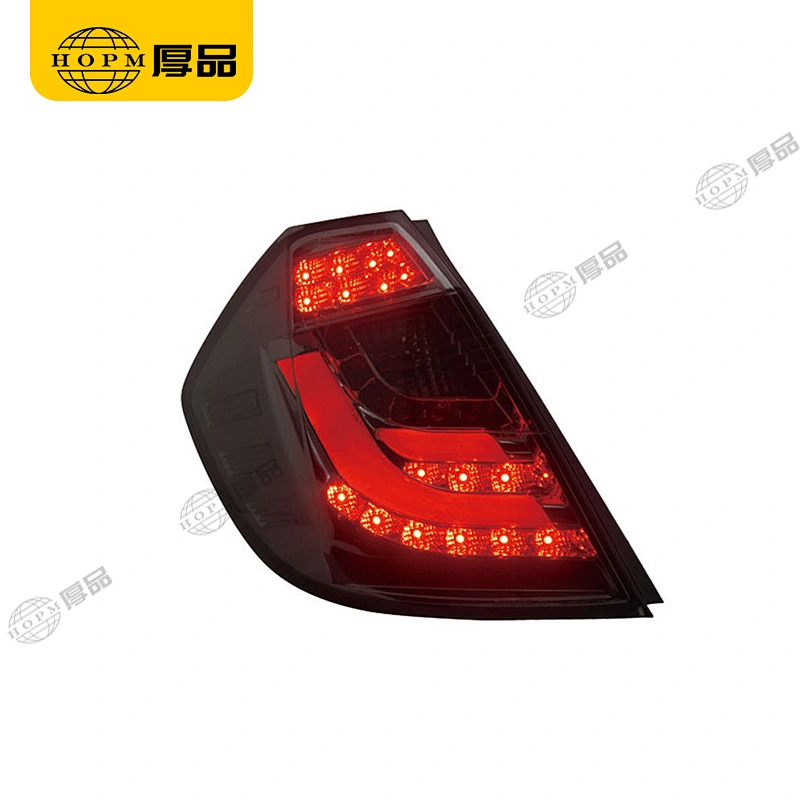 Taillight Assembly Tuning Light Modified LED Tail Light Turn Signal Horse Racing Blackened For FIT 08-10