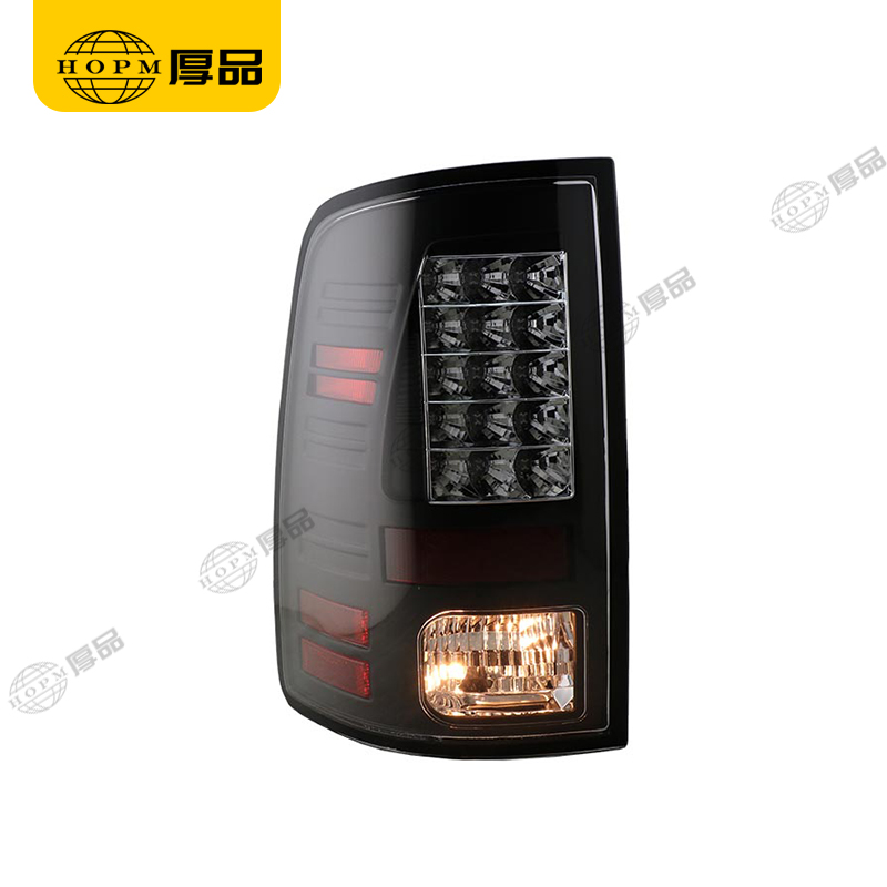 Taillight Assembly Tuning Light Modified LED Tail Light Black Background For Ram 1500 13-18