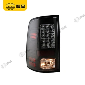 Taillight Assembly Tuning Light Modified LED Tail Light Black Background For Ram 1500 13-18