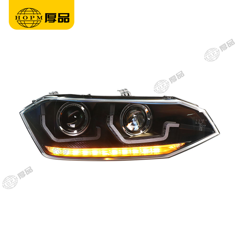 Headlight Assembly Tuning Light Modified Automotive lighting Car Double Beam Light For POLO PLUS 18-