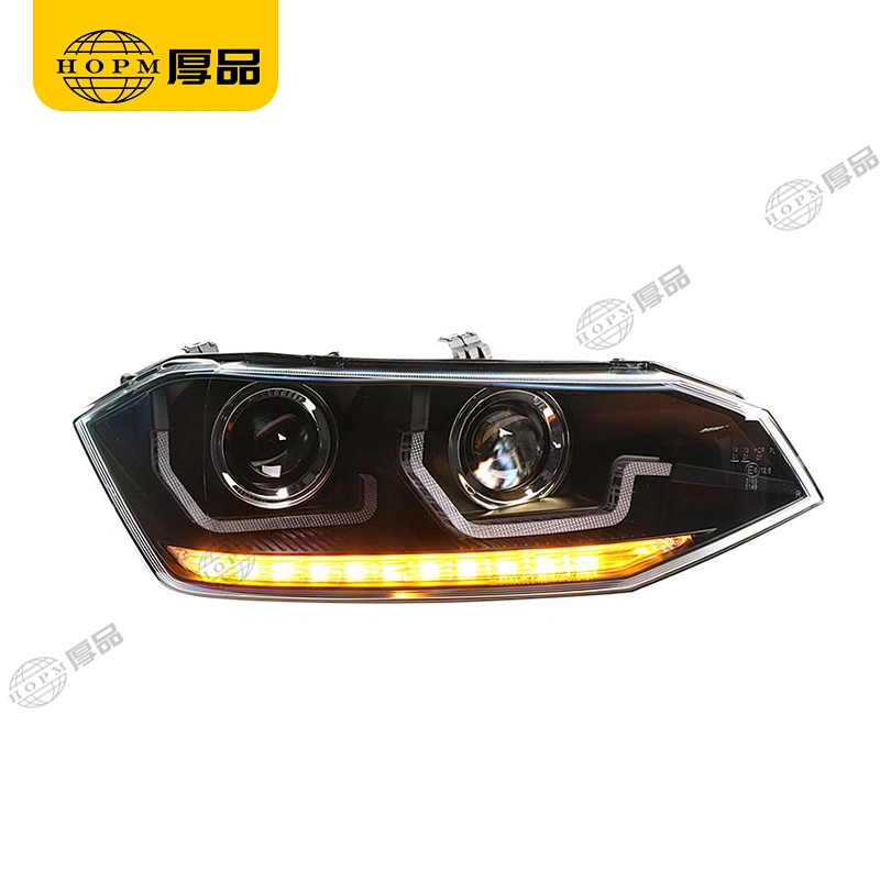 Headlight Assembly Tuning Light Modified Automotive lighting Car Double Beam Light For POLO PLUS 18-