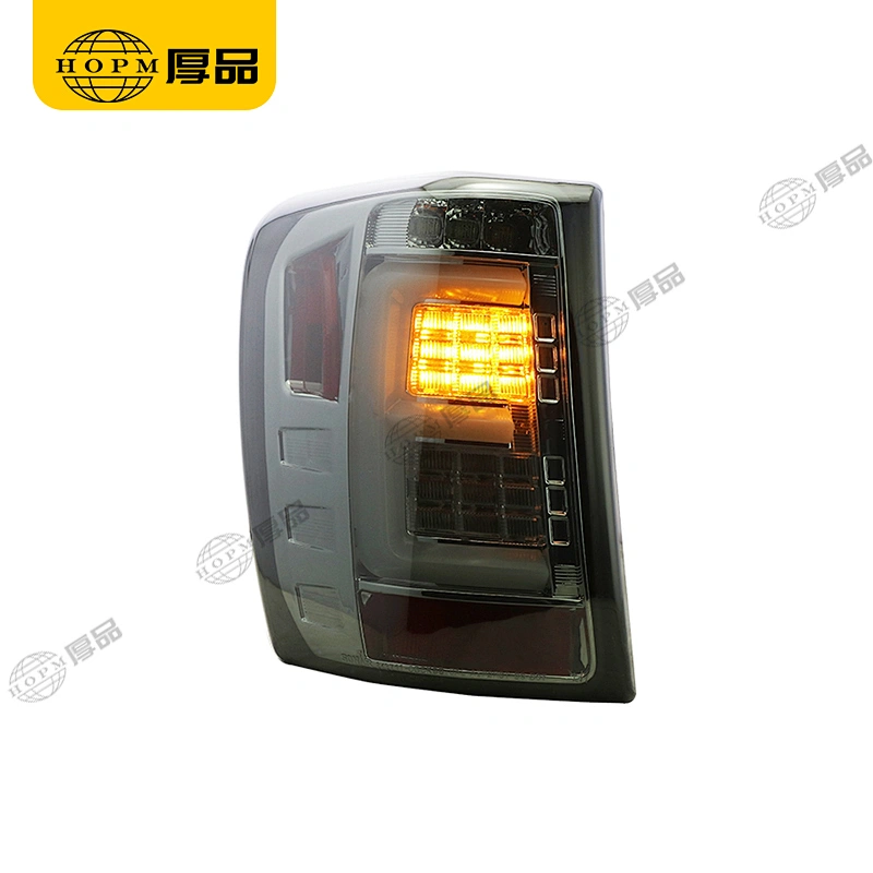 Taillight Assembly Tuning Light Modified LED Tail Light V2 Version Blackened For Grand Cherokee 99-04
