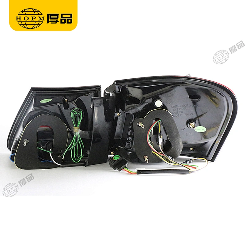 Taillight Assembly Tuning Light Modified LED Tail Light Red Background For GS350 06-10