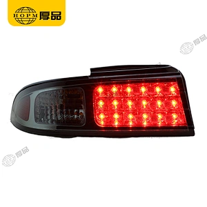 Taillight Assembly Tuning Light Modified LED Tail Light Blackened For S14 93-98
