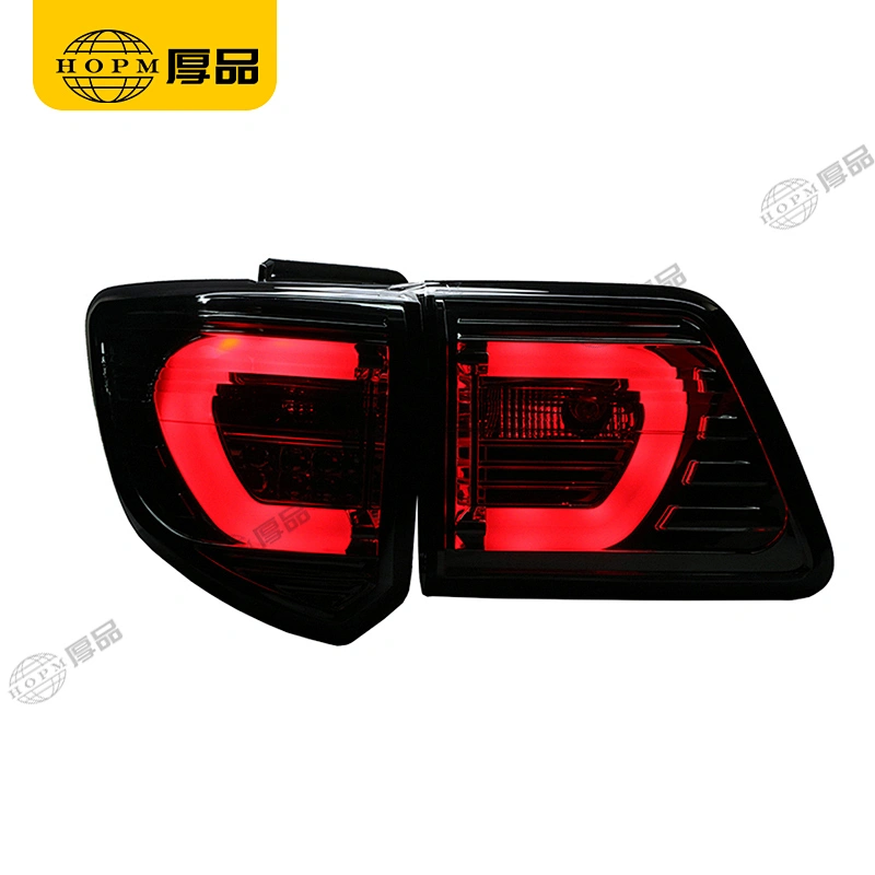 Taillight Assembly Tuning Light Modified LED Tail Light Blackened For FORTUNER 11-15