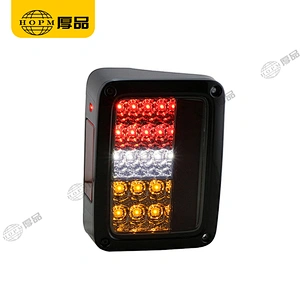 Taillight Assembly Tuning Light Modified LED Tail Light V1 Version Blackened For Wr-angler 07-