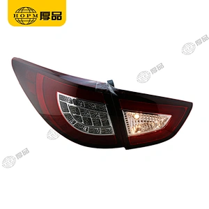 Taillight Assembly Tuning Light Modified LED Tail Light Red Background For IX35 10-13