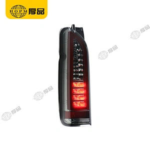 Taillight Assembly Tuning Light Modified LED Tail Light Blackened Red Light For HIACE 14-
