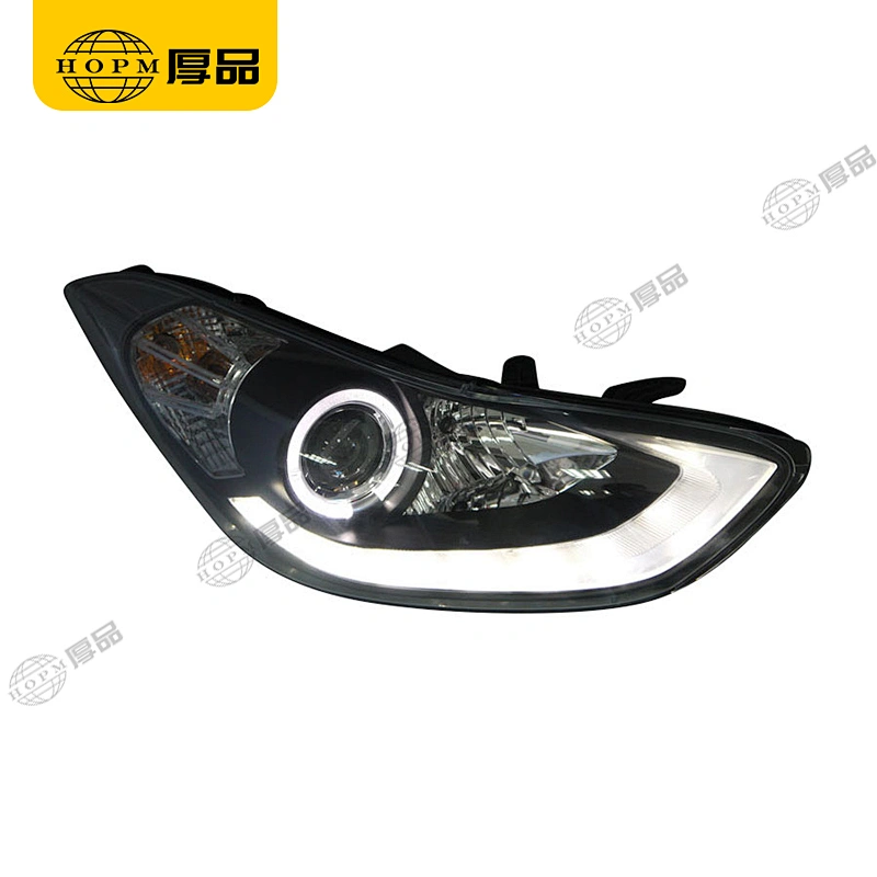 Headlight Assembly Tuning Light Modified Automotive lighting Car Double Beam Light For Elantra 12-