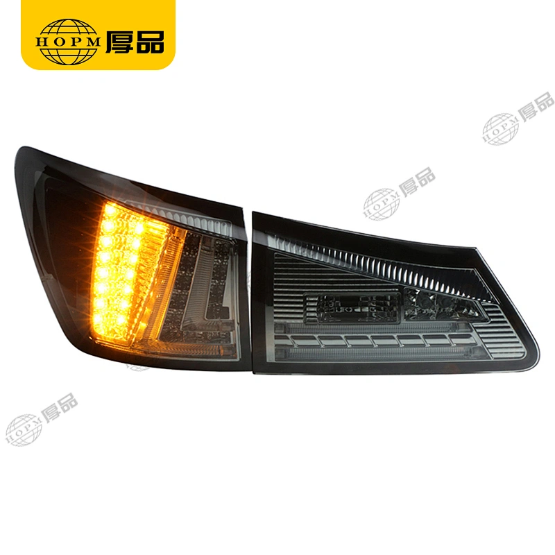 Taillight Assembly Tuning Light Modified LED Tail Light Blackened With Fog Light For IS250 06-12