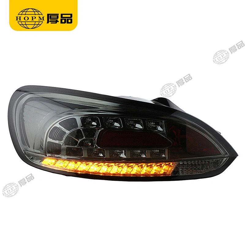 Taillight Assembly Tuning Light Modified LED Tail Light Blackened For Scirocco 08-
