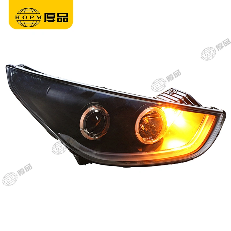 Headlight Assembly Tuning Light Modified Automotive lighting Car Double Beam Light For IX35 10-13