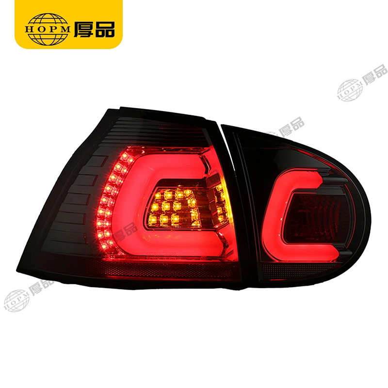 Taillight Assembly Tuning Light Modified LED Tail Light Blackened For Golf 5 06-08