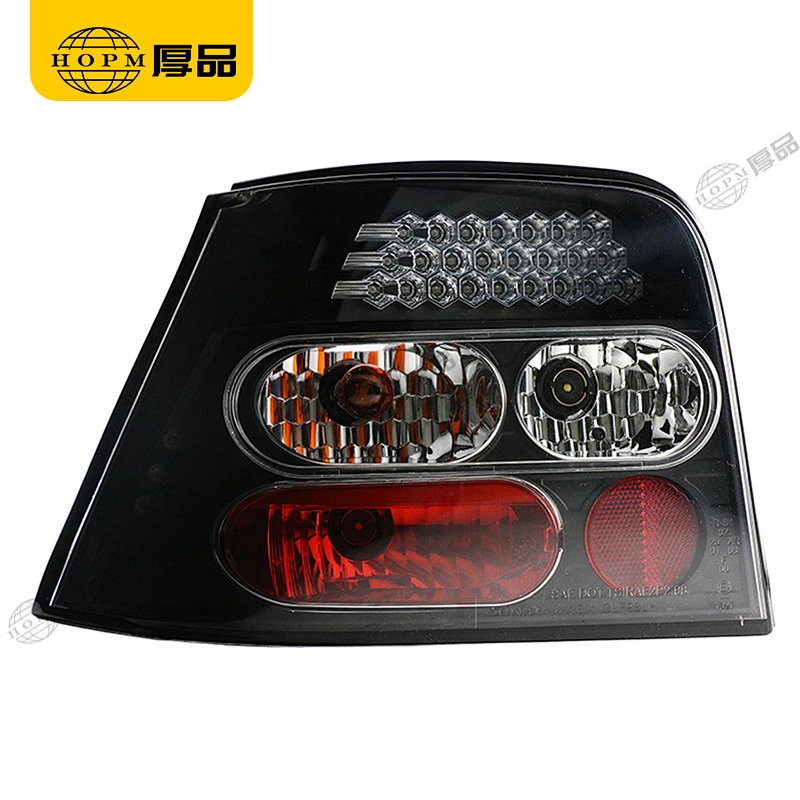 Taillight Assembly Tuning Light Modified LED Tail Light Black Background For Golf 4 98-02