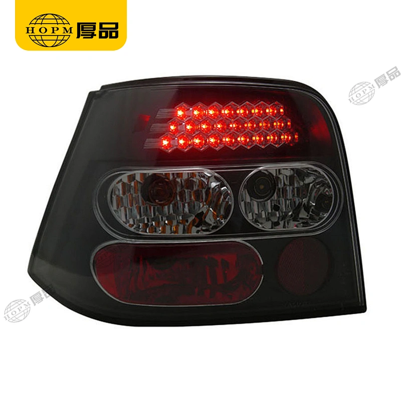 Taillight Assembly Tuning Light Modified LED Tail Light Black Background For Golf 4 98-02
