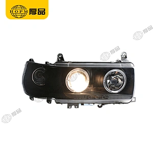 Headlight Assembly Tuning Light Modified Automotive lighting Car Single Beam Light Black Or Silver Background For FJ80 90-97