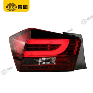 Taillight Assembly Tuning Light Modified LED Tail Light Red Background For CITY 09-15
