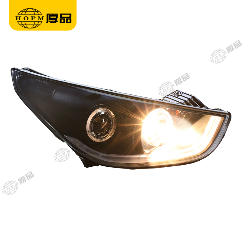 Headlight Assembly Tuning Light Modified Automotive lighting Car Double Beam Light For IX35 10-13