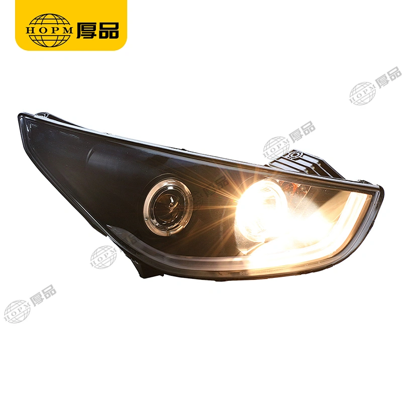 Headlight Assembly Tuning Light Modified Automotive lighting Car Double Beam Light For IX35 10-13