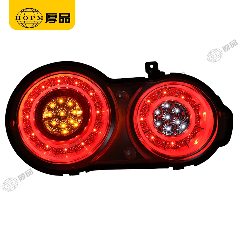 Taillight Assembly Tuning Light Modified LED Tail Light Silver Background For GTR 07-