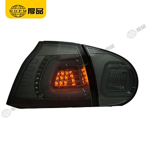 Taillight Assembly Tuning Light Modified LED Tail Light Blackened For Golf 5 06-08