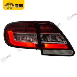 Taillight Assembly Tuning Light Modified LED Tail Light Red Background For Corolla 11-13