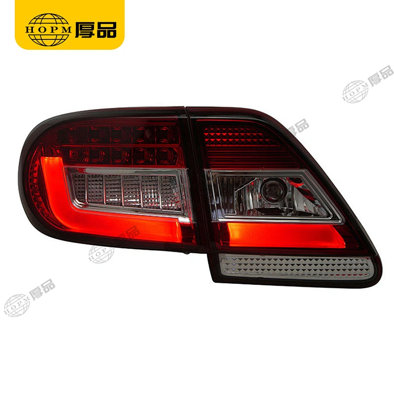 Taillight Assembly Tuning Light Modified LED Tail Light Red Background For Corolla 11-13