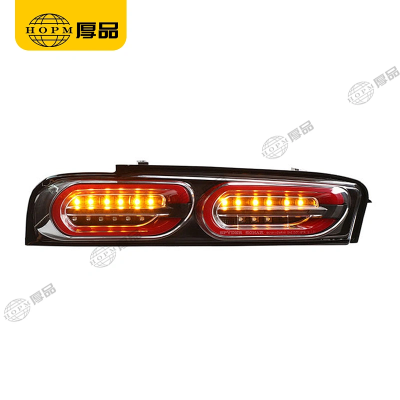 Taillight Assembly Tuning Light Modified LED Tail Light European Chinese standard Black Background Red Light For Camaro 16-19
