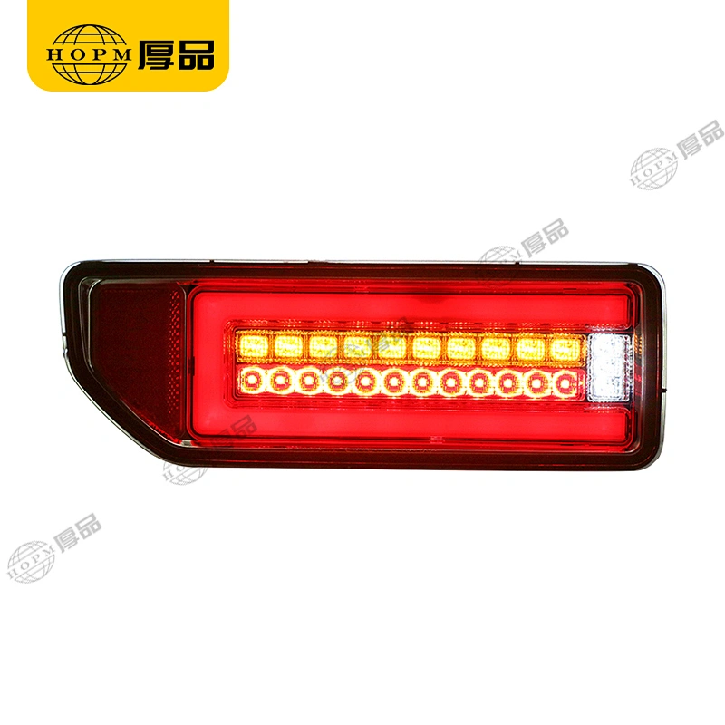 Taillight Assembly Tuning Light Modified LED Tail Light Horse Racing Turn Signal Gray Shell For Jimny 18-