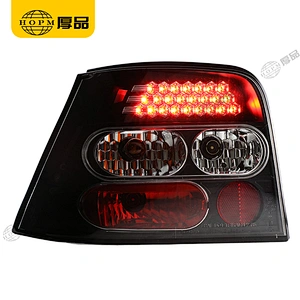 Taillight Assembly Tuning Light Modified LED Tail Light Black Background For Golf 4 98-02