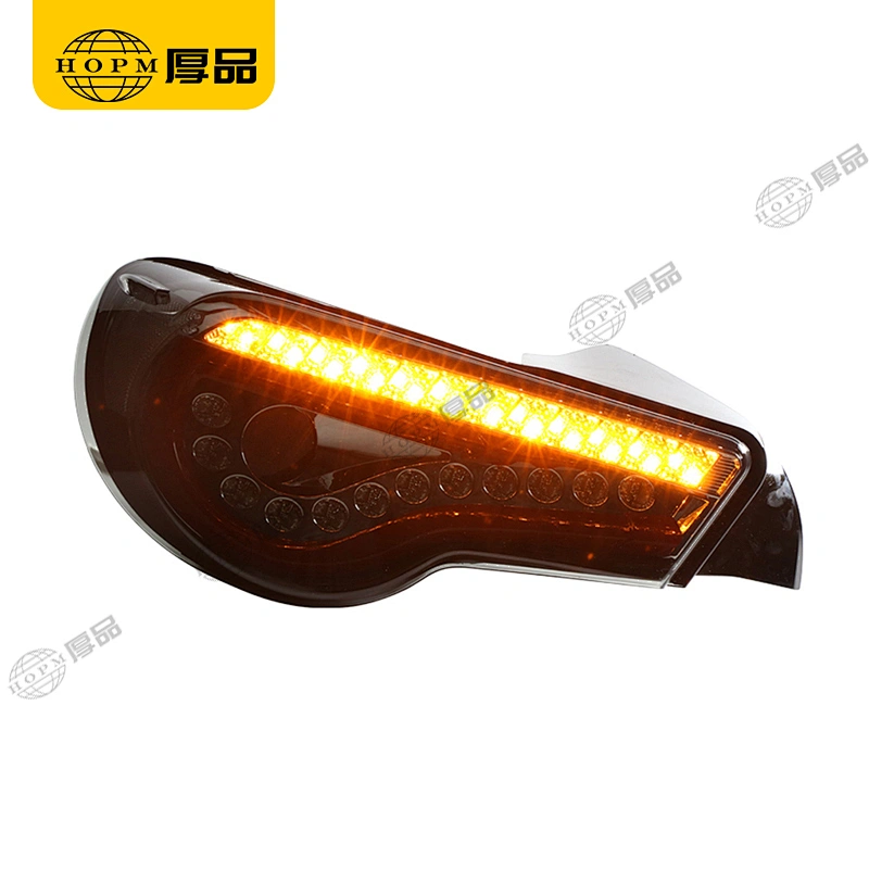 Taillight Assembly Tuning Light Modified LED Tail Light Turn Signal Horse Racing Blackened For FT86 12-