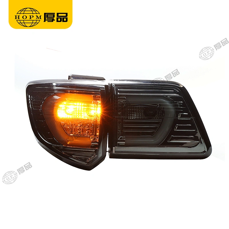 Taillight Assembly Tuning Light Modified LED Tail Light Blackened For FORTUNER 11-15