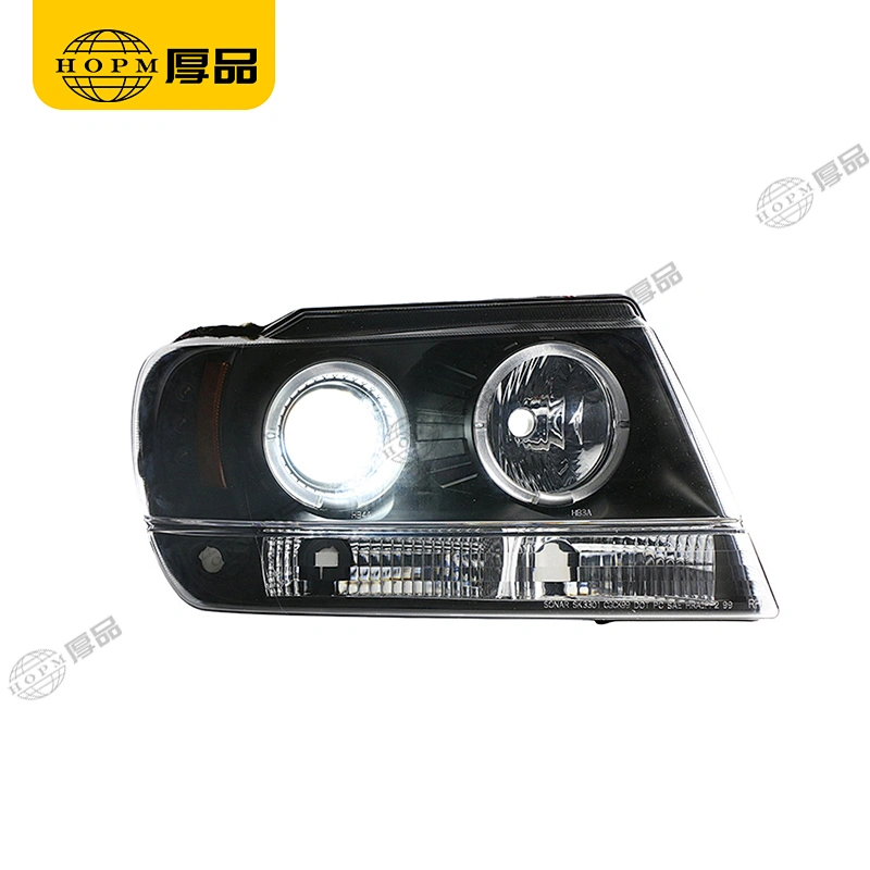 Headlight Assembly Tuning Light Modified Automotive lighting Single Beam Light Aperture Version For Grand Cherokee 99-04