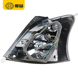 Taillight Assembly Tuning Light Modified LED Tail Light Blackened For Yaris 06-12