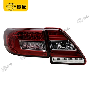 Taillight Assembly Tuning Light Modified LED Tail Light Red Background For Corolla 11-13