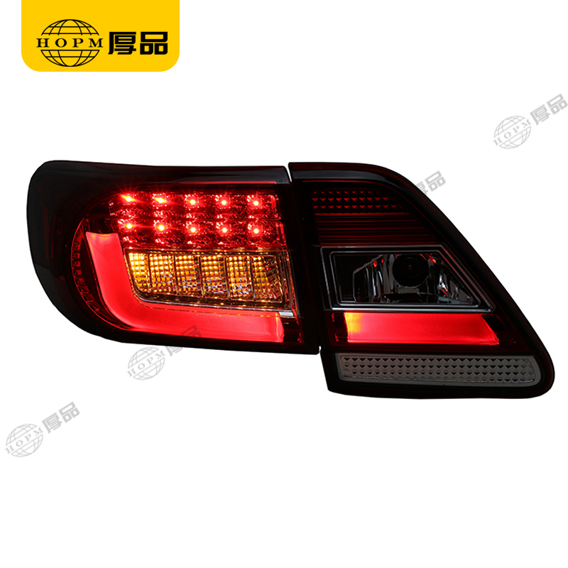Taillight Assembly Tuning Light Modified LED Tail Light Red Background For Corolla 11-13