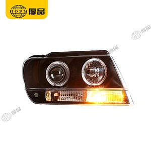 Headlight Assembly Tuning Light Modified Automotive lighting Single Beam Light Aperture Version For Grand Cherokee 99-04