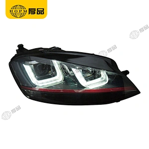Headlight Assembly Tuning Light Modified Automotive lighting Car Double Beam Light Original Car Halogen For Golf 7 12-