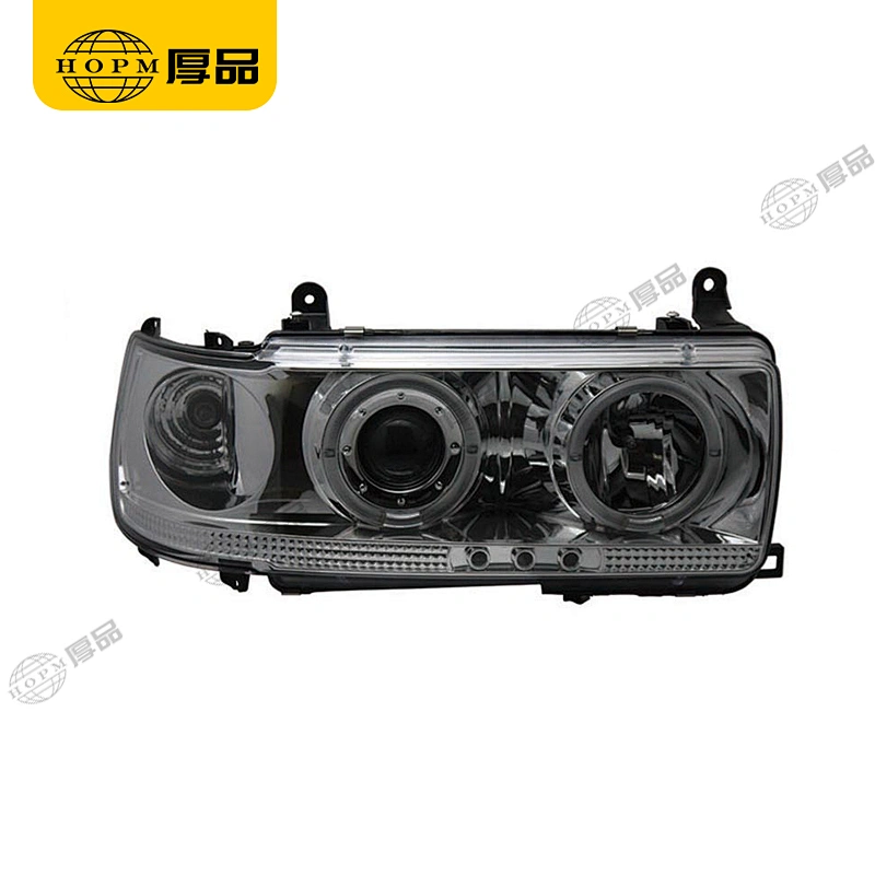 Headlight Assembly Tuning Light Modified Automotive lighting Car Single Beam Light Black Or Silver Background For FJ80 90-97