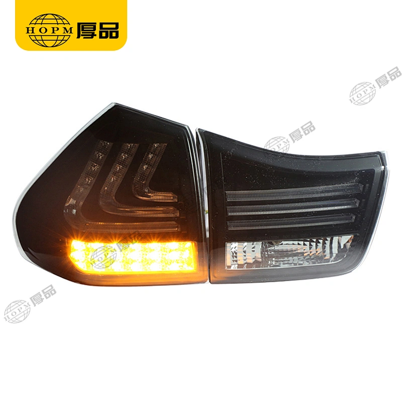 Taillight Assembly Tuning Light Modified LED Tail Light Blackened Turn Signal Horse Racing For RX330 RX350 04-09