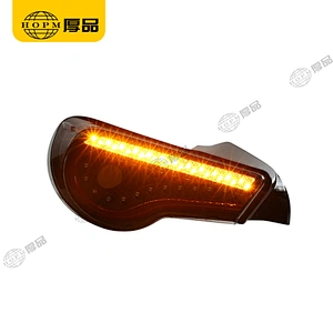 Taillight Assembly Tuning Light Modified LED Tail Light Turn Signal Horse Racing Black Background For FT86 12-