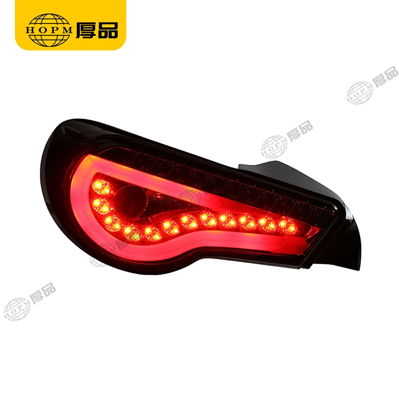 Taillight Assembly Tuning Light Modified LED Tail Light Turn Signal Horse Racing Blackened For FT86 12-