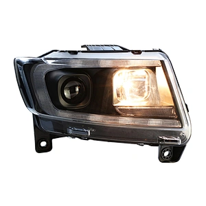 Headlight Assembly Tuning Light Modified Automotive lighting Car Double Beam Light For Compass 11-15 Grand Cherokee 11-14