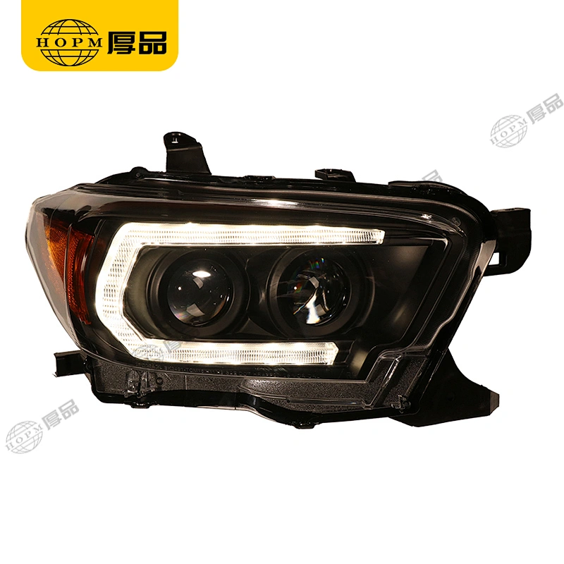 Headlight Assembly Tuning Light Modified Light Original Factory DRL LED Version Turn Signal Horse Racing For Tacoma 16-UP