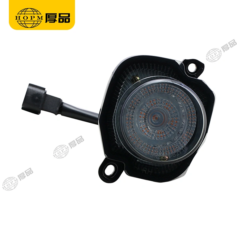 Headlight Assembly Tuning Light Modified Automotive lighting Car Front Horse Racing Turn Signal Gray Shell For Jimny 18-