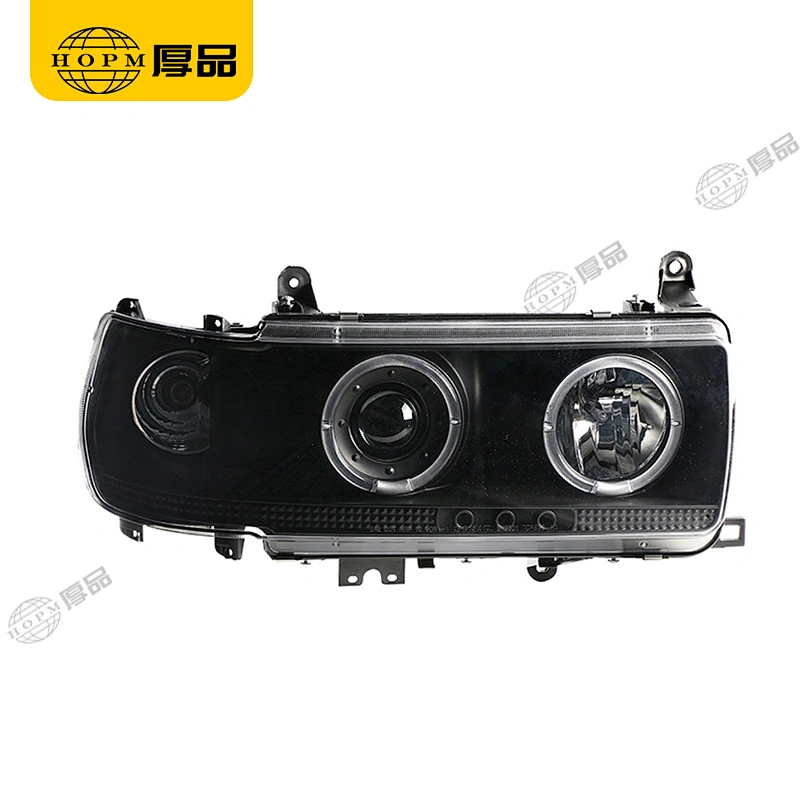 Headlight Assembly Tuning Light Modified Automotive lighting Car Single Beam Light Black Or Silver Background For FJ80 90-97