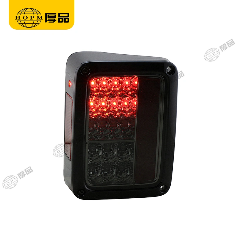 Taillight Assembly Tuning Light Modified LED Tail Light V1 Version Blackened For Wr-angler 07-