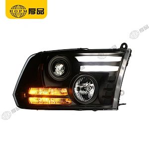 Headlight Assembly Tuning Light Modified Automotive lighting Double Beam Light Original Car LED Turn Signal For Ram 1500 13-18